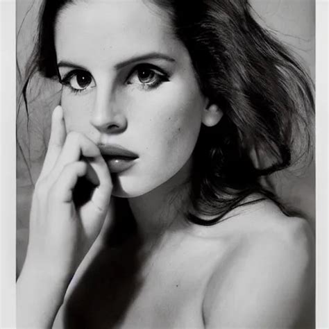 Portrait Of Lana Del Rey Photographed By Richard Avedon Stable