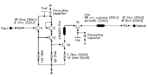 Schematic Of The Double Emitter Follower Buffered Cascode Stage Used As Download Scientific