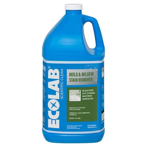 Ecolab 1 Gal Mold And Mildew Stain Remover 7700414 The Home Depot