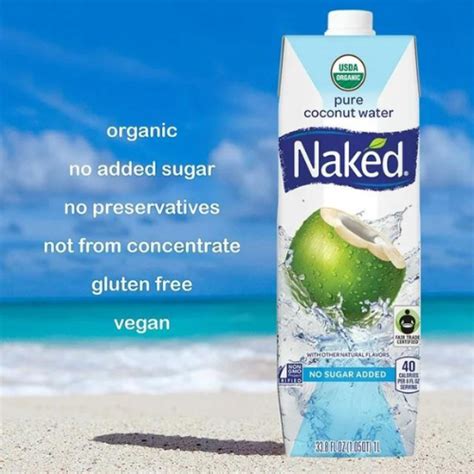 Naked Coconut Water 1L 12pk New Jersey Provisions