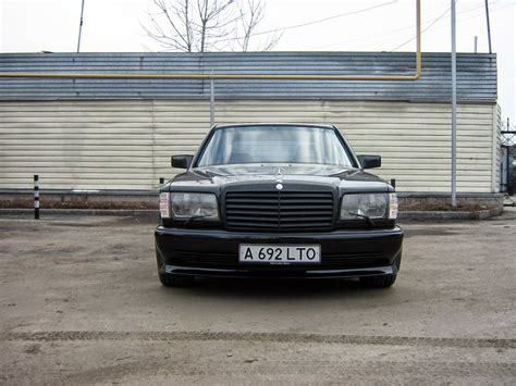 Mercedes-Benz W126 500SEL Black on AMG Monoblocks | BENZTUNING