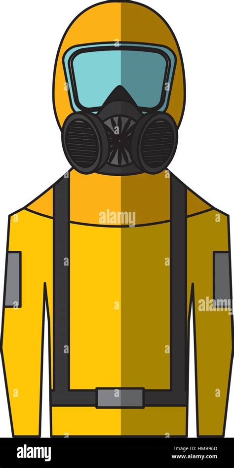 Worker Avatar With Safety Suit Vector Illustration Design Stock Vector