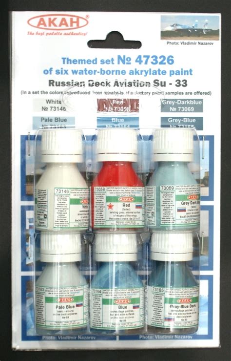 AKAN47326 – Su-33 Russian Navy – 6x 10ml paint