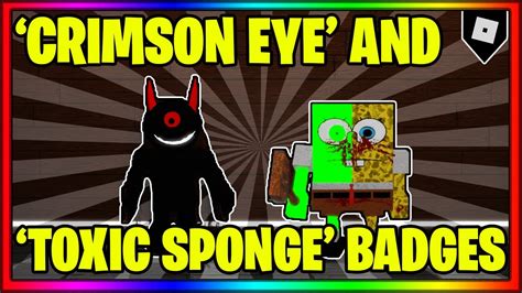 How To Get CRIMSON EYE And TOXIC SPONGY BADGES SKINS MORPHS In