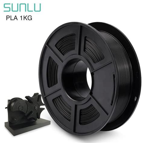 Катушка пластика SunLu PLA+ 1кг, Черный (Black) - купить с доставкой по ...