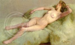 Reclining Nude By Paul Seiffert Reproduction For Sale 1st Art Gallery