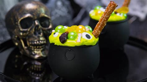 Diy Halloween Treat Witches Brew Dessert Dip Kravings Youtube