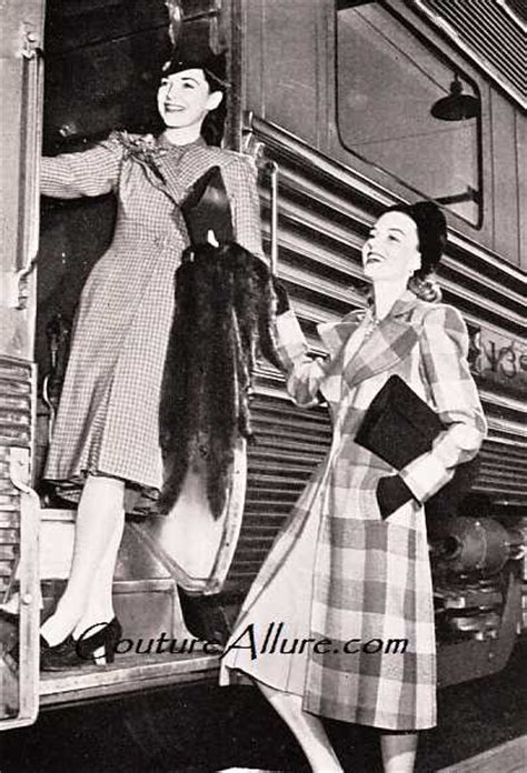 Couture Allure Vintage Fashion: Vintage Train Travel 1941