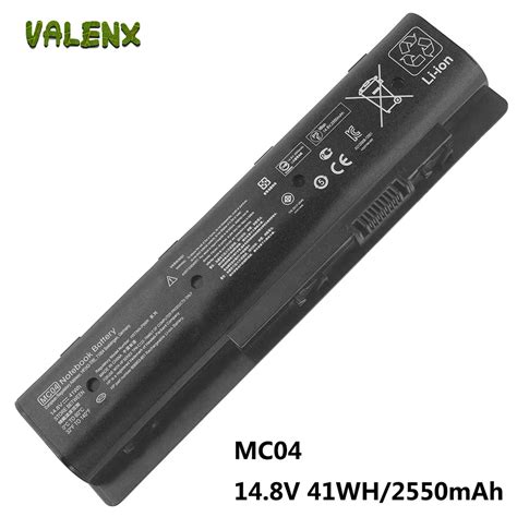 14 8V 41WH 2550mAh MC06 MC04 Laptop Battery For HP ENVY 17t N100 M7