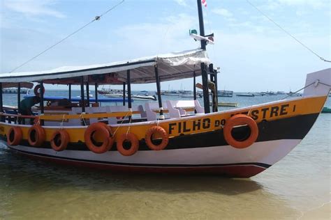 Excursão Gamboa de barco saindo de Morro de São Paulo