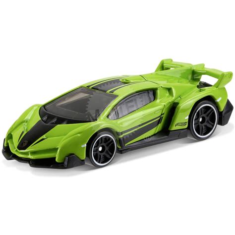 Amazon Hot Wheels 2017 HW Exotics Lamborghini Veneno 165 365 Neon Green Toys Games