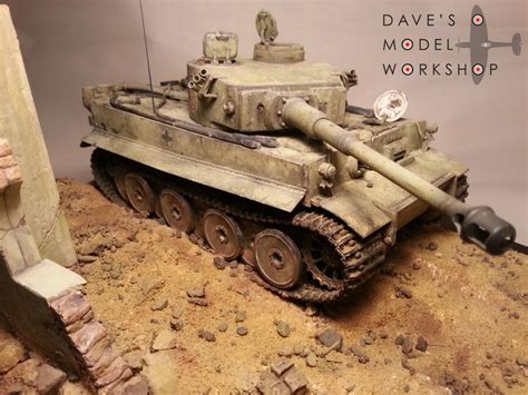 Dave S Model Workshop Tiger I In Tunisia 1942 Diorama Groundwork Continues