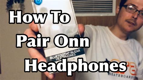 How To Pair Reconnect Onn Headphones Youtube