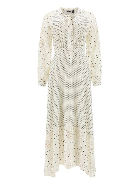 Buy Rixo Dresses - Ivory Vintage Spot At 28% Off | Editorialist