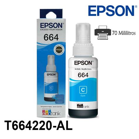 Tinta Epson T664220 AL Cyan L575 Original G Limagars Peru