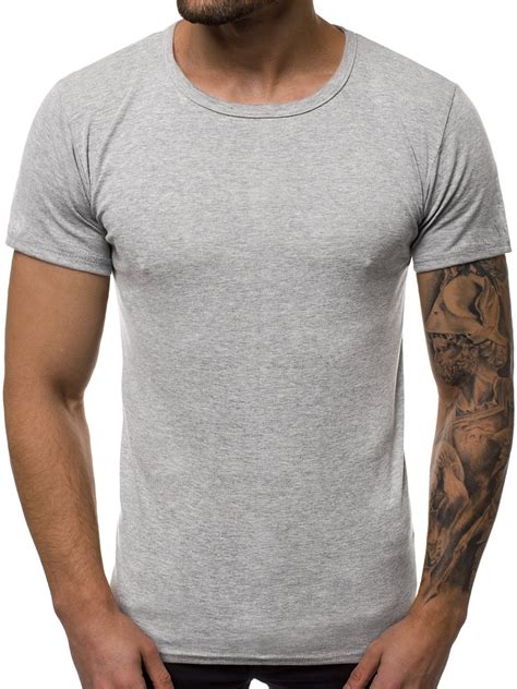 Camiseta De Hombre Gris Ozonee Jsnb003 Ozonee