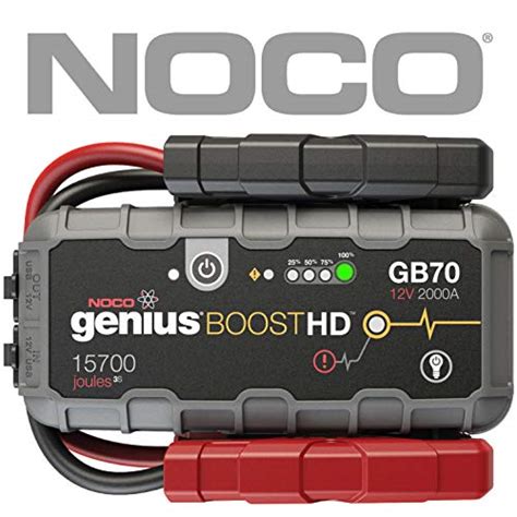 Noco Boost Hd Gb70 2000 Amp 12 Volt Ultrasafe Portable Lithium Car Battery Jump Starter Pack For