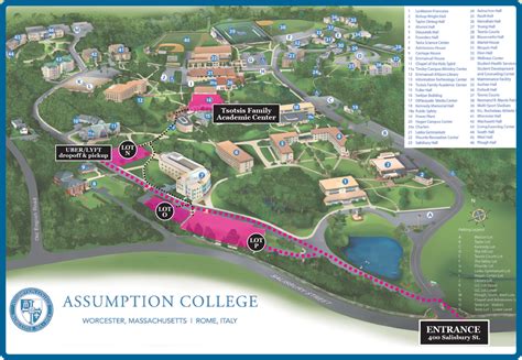 Assumption College Campus Map