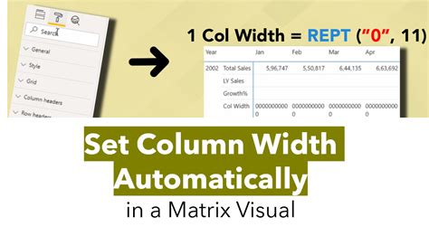 How To Change Column Width In Power Bi Matrix Printable Timeline