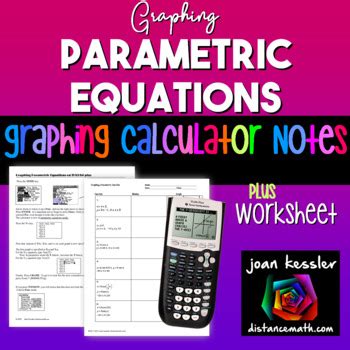 Graph Parametric Equations | TI-84 Graphing Calculator Reference Sheet ...