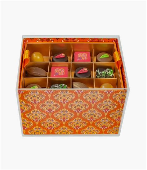 May Box Diwali T Orange By Forrey And Galland In Dubai Joi Ts