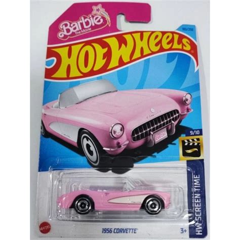 Hot Wheels Barbie Corvette 1956 Corvete Shopee Brasil