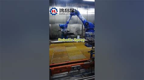 Yaskawa Painting Robot Paint Shop For Automotive Parts Youtube