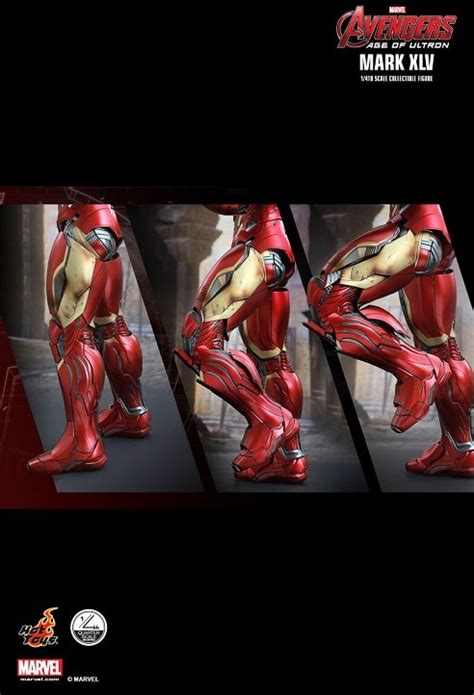 IRON MAN MARK XLV TH SCALE FIGURE QS AVENGERS AGE OF ULTRON HOT TOYS Cawette Jones