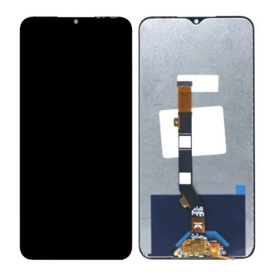 LCD With Touch Screen For Infinix Hot 20 5G Black Display Glass Combo Folder