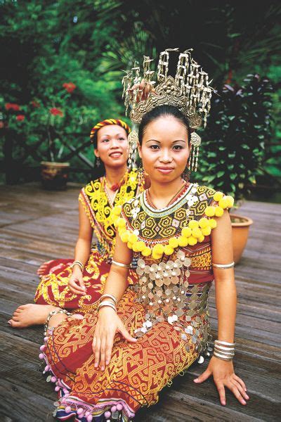 Iban Dayak Women Sarawak Malaysia Traditional Outfits Hot Sex