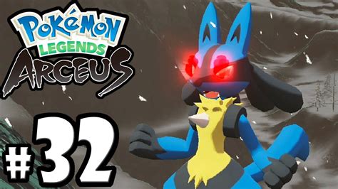 Alabaster Icelands Lucario Pokemon Legends Arceus Gameplay