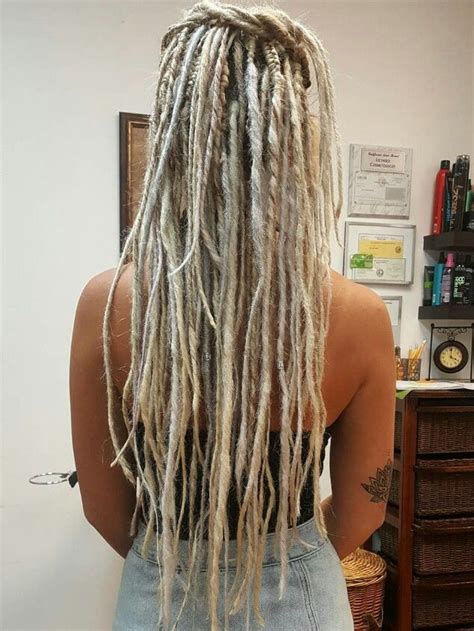 Pin on Locks in 2024 | Blonde dreads, Synthetic dreads hairstyles ...