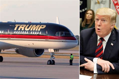 Trump's prized Boeing 757 clips private jet while landing in Florida