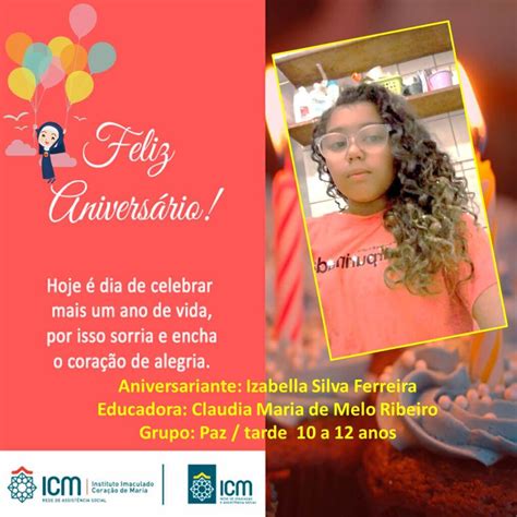 Vamos celebrar a vida Instituto Coração de Maria Rede ICM de