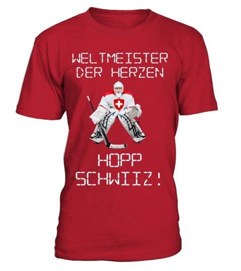 Schweiz Weltmeister Der Herzen Rundhals T Shirt Unisex Shirts