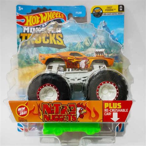 Jual Hot Wheels Hotwheels Monster Trucks Truck Nitro Nuggets Free Crushable Car Di Seller Kekai