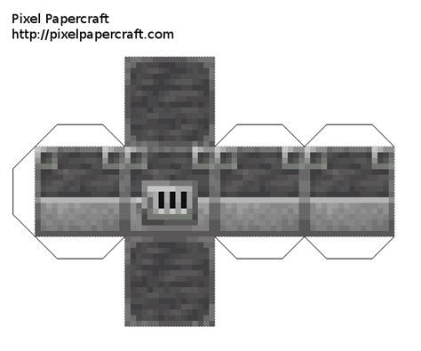 Blast Furnace 114 Pixel Papercraft