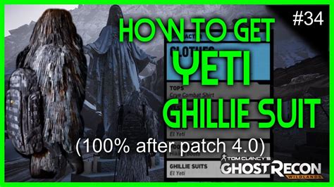 Ghost Recon Wildlands How To Unlock Yeti Ghillie Suit Youtube