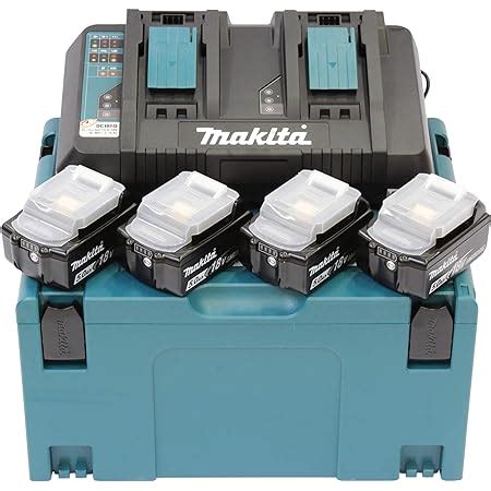 Makita Power Source Kit 18 V Mit 2x BL 1860 B Akku 6 0 Ah DC 18 RD