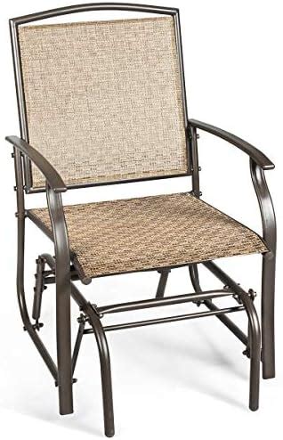 Amazon Outsunny Outdoor Glider Chair Gliders For Outside Patio