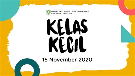 IHMPA KELAS KECIL 15 NOVEMBER 2020 YouTube