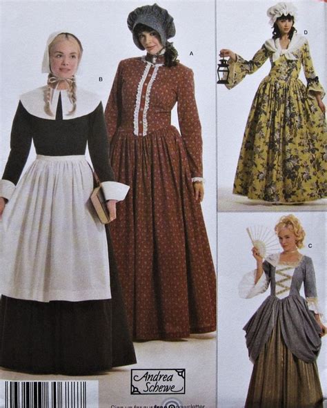 Colonial Dress Sewing Pattern UNCUT Mccalls 3723 Sizes 6 12 Etsy