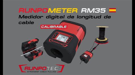 RUNPOMETER RM35 Medidor Digital De Longitud De Cable YouTube