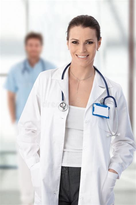 Female Doctor Stock Image Image Of Female Adult Robe 26034901