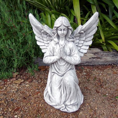 Cherub Angel Praying Garden Ornament Statue Figurine 39 cm - Cam and ...