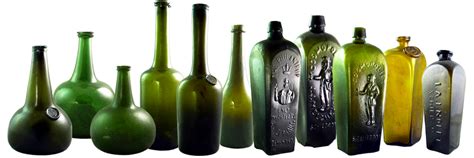 Museum Quality Antique Glass Bottles For Sale Or Rent