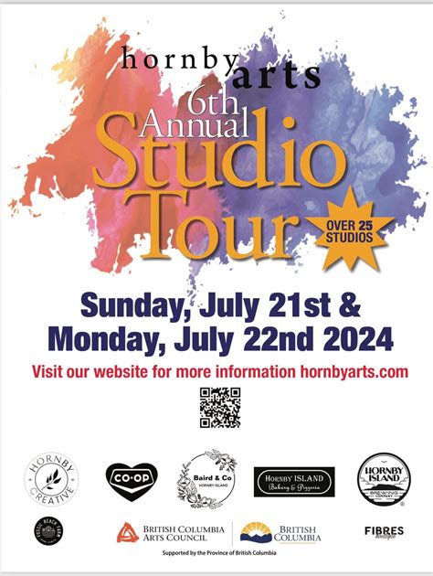 Hornby Island BC Upcoming Events Hornby Arts Studio Tour 24