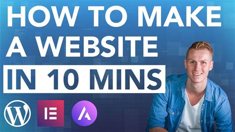 How To Make A Website In Minutes Youtube