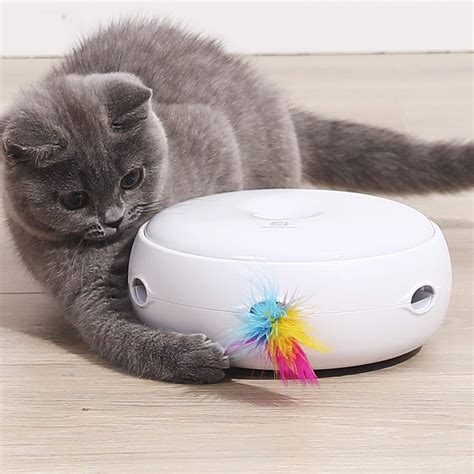 HAPPY HACHI Jouet Chat Intelligent pour Chat à Plume 2020 Version