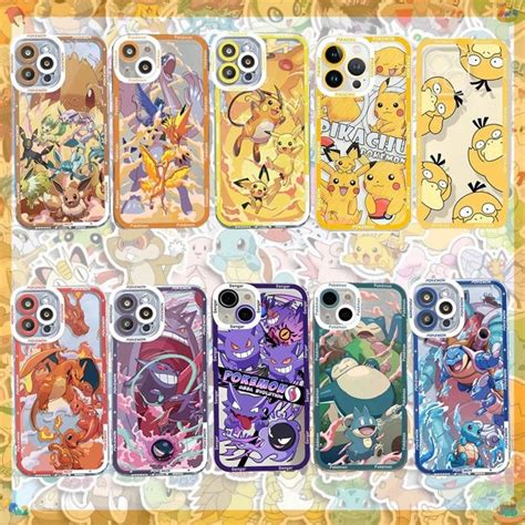 Cartoon Pokemon Pikachu Gengar Eevee Casing For Infinix Hot I Play S Nfc Tecno Pova